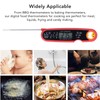 Folding Food Thermometer, Quick Temperature Measuring Electrical Meat Thermometer Probe