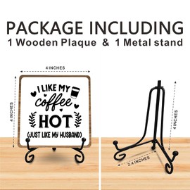 Jumkook Funny Coffee Bar Decor Coffee Signs Rustic Wooden Sign Coffee Station Decor Coffee Bar Accessories Farmhouse Decor Kitchen Sign Decorative Wood Sign Coffee Table Decor for Home Shelf Desk