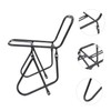 Abaodam Mountain Bike Front Rack Durable Metal Cargo Carrier for