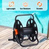 Threehoney Portable Swimming Pool Vacuum Hose Reel Heavy Duty Plastic