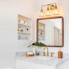HAHZT Gold Bathroom Vanity Light 3-Lights Bathroom Light Fixtures Over