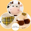 XZJMY Cow Plush Toy, 10.2" Little Cow Doll,Stuffed Animal Throw