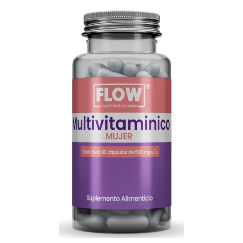 Vitaminas para Mujer - 90 Cápsulas de 500 mg -