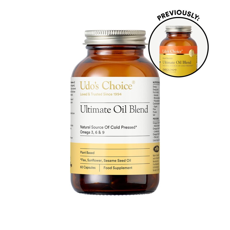Udo's Choice Ultimate Oil Blend Capsules - Natural Source of
