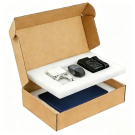 Laptop Shipping Box for Up to 17.6 Inches Notebook, Cardboard Laptop Boxes Secure Mailer Box Great for Computer Packing and Shipping (2026 Version, White）