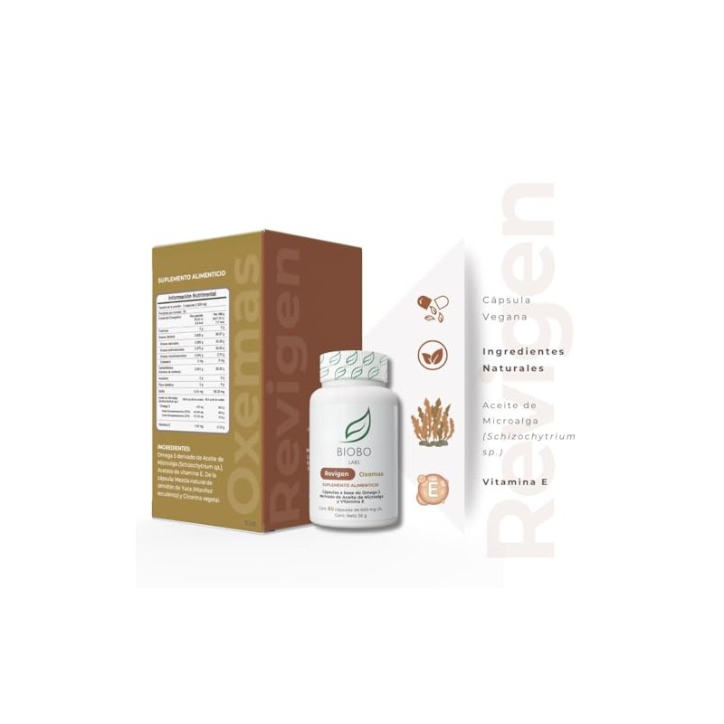 Revigen Oxemas 60 Caps. - Suplemento Alimenticio.