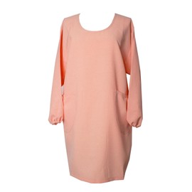 Berry Kappo Go, Plain, Simple, Polyester, Wrinkle Resistant, Made in Japan, pink (salmon pink)