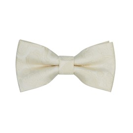 BEWDIO Beige Baby Boy Bow Ties, Kids Pre-Tied Bowties for Mens Party Wedding (61-08M)