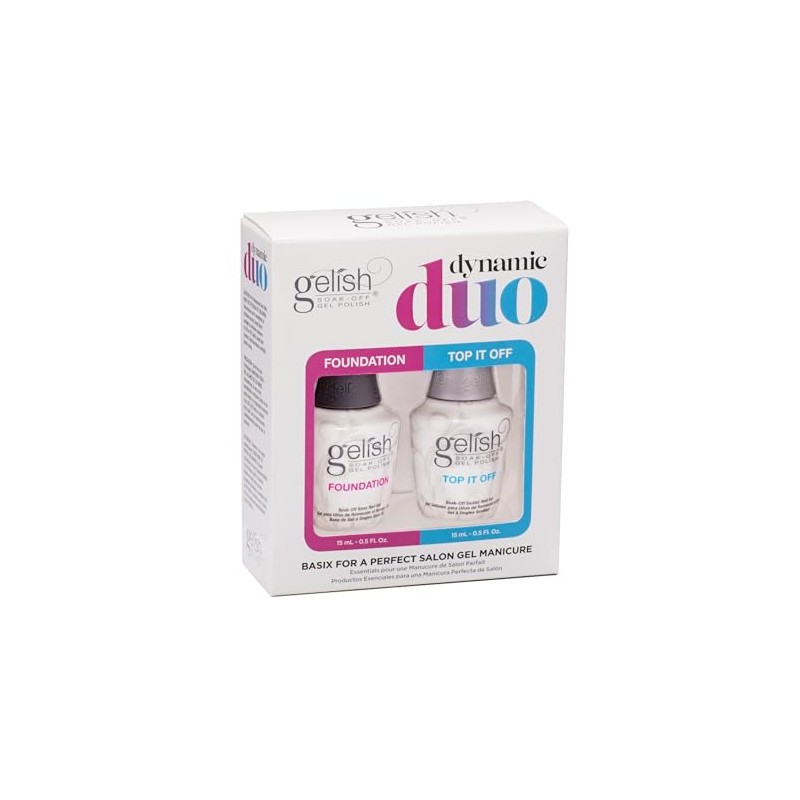 Gelish Dynamic Duo - Foundation Base & Top It Off
