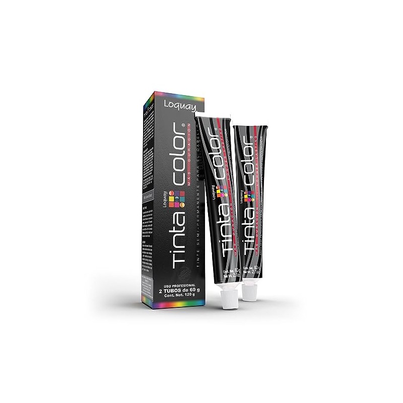 Loquay Tinte Semi Permanente Tinta Color, Turquesa, 120 g