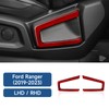 Car Carbon Fiber Seat Recline Handle Panel Cover Trim Accessories