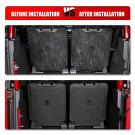 Mabett Back Seat Cover Backrest Protector for Ford Bronco Accessories 2021 2022 2023 2024 2025 2-Door, Rear Seat Mats Dog Seat Liner