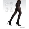 MeMoi cloudpoint Fashion Opaque Tights, Negro, Pequeño