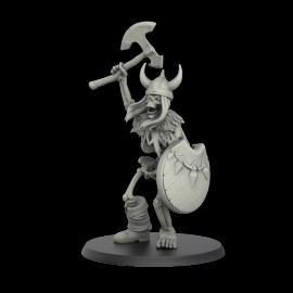 Dragon Trapper's Lodge Skeleton Warrior Dungeons & Dragons Monster 3DIPSTUDIOS Fantastic Creatures D&D