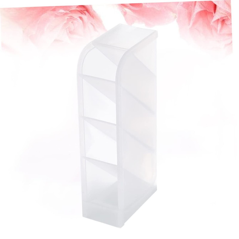 TEHAUX 2pcs Multifunctional Desktop Organizer for Cosmetics and Stationery Transparent