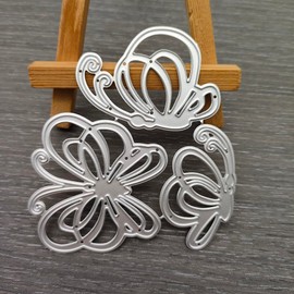 Butterfly Die Cuts for Card Making,3 Butterflies Die Cuts for Card Making,Metal Die Cuts Butterfly Cutting Dies Metal Stencil Template Mould for DIY Crafts Scrapbook Album Paper Card Embossing