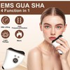 EMS Gua Sha, Electric Face Massager Gua Sha with 9