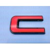 Auto Rear Red Black Emblem Overlay 2019-2024 GMC Sierra 1500