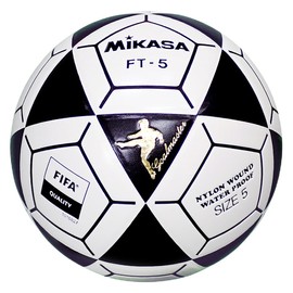 Mikasa FT5 Goal Master Soccer Ball, Black/White, Size 5