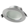 SEBSON 6x Downlight type 14 Bathroom IP44, Aluminium, Silver, LED/Halogen
