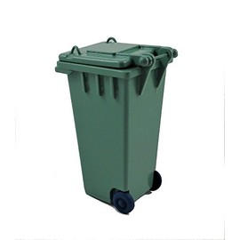 Melody Jane Dollhouse Green Wheelie Bin Recycling Garden Road Accessories