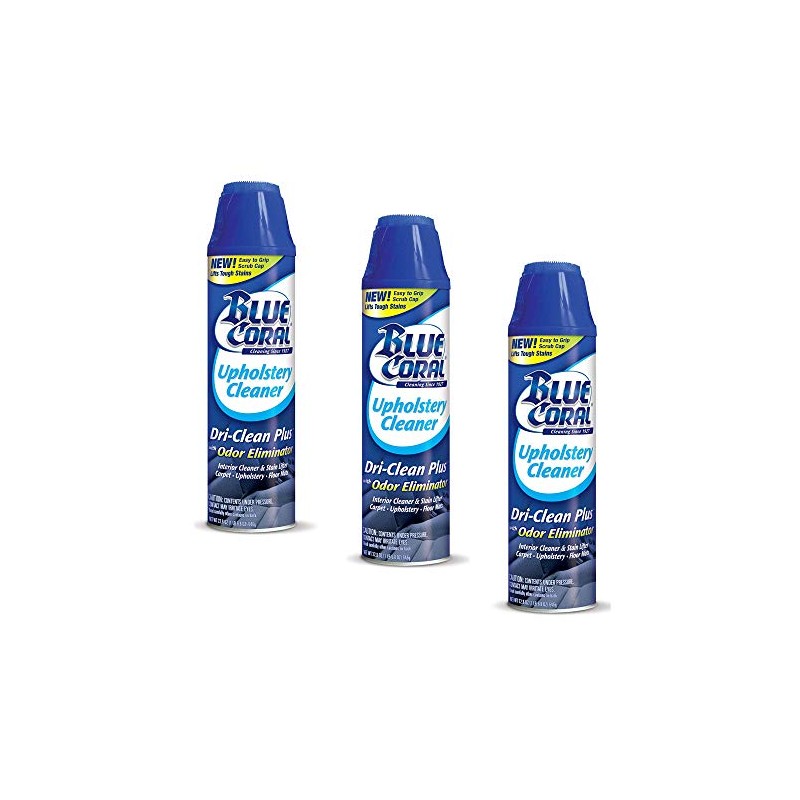Blue Coral DC22 Upholstery Cleaner Dri-Clean Plus with Odor Eliminator,
