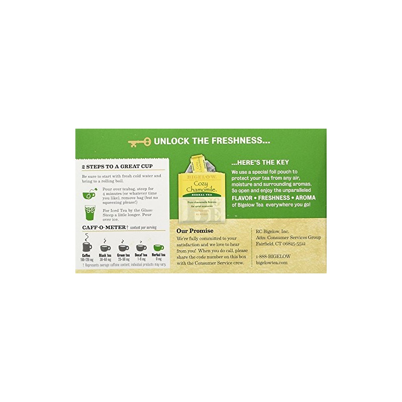 Bigelow Tea - Six Variety Pack Assorted Herb Teas Caffeine