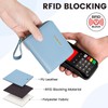 Pomelo Best Small Womens Wallet Leather Credit Holder RFID Blocking