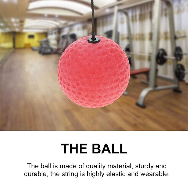 VGEBY1 Boxing Head Ball, Punch Speed Headband Ball Rubber Focus
