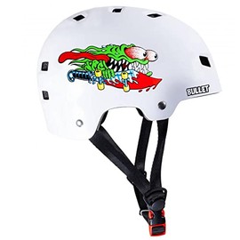 Bullet Santa Cruz Slasher Youth Helmet - Gloss White (49-54cm)
