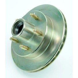 Sturdy Built UFP Boat Trailer Replacement 9.75 in Zinc 5 Bolt Integral Hub & Rotor