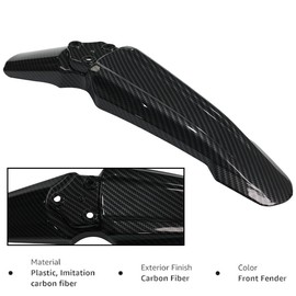 Sur Ron Front Fender,Carbon Fiber Motorcycle Fender Mud Guard for Surron Sur Ron Light Bee X/S Segway X260 X160 E Ride Pro SS Electric Dirt Bike