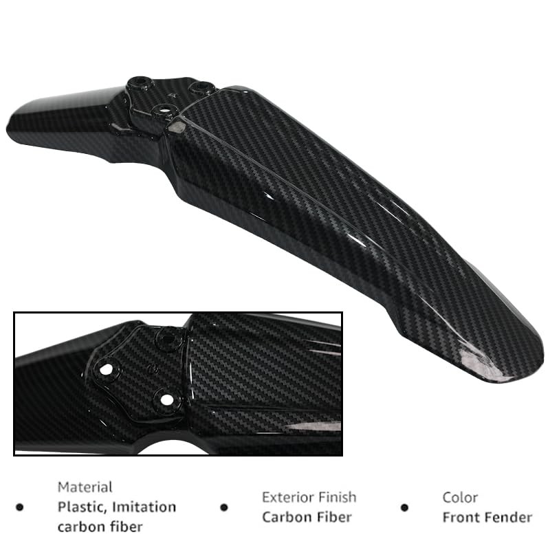 Sur Ron Front Fender,Carbon Fiber Motorcycle Fender Mud Guard for