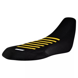 Enjoy Mfg Suzuki Quadsport Z250  LTZ 250 Seat Cover 2004-2009  all BLACK/YELLOW rib #246