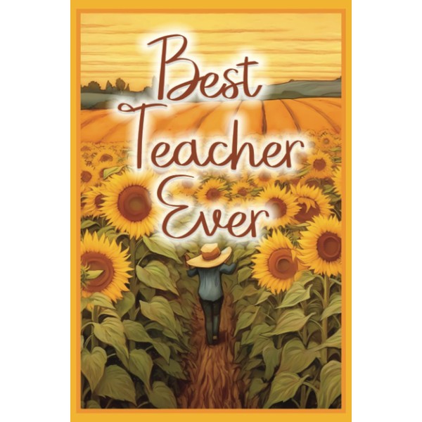 Best Teacher Ever: Beautiful Thank You Notebook for Teachers |