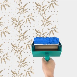 Nichiyo 7'' Inch Texture Rubber Roller Single Color DIY Patterned Paint Roller Decorative Used for Home Wall Decoration(EG033C)