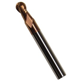 Tommy Global TG1912 Carbide Ball End Mill, Blade Diameter, R3, Total Length 12.9 gal (50 L), 2 Blades, AlTiN Coat/TG1912