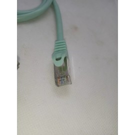 Unbranded Aqua Cat6 Cable 5ft Shielded
