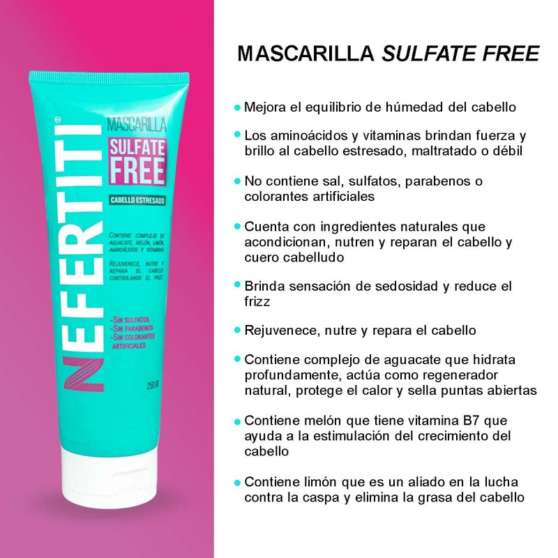 Kit para Cabello Dañado Estresado Shampoo Sin Parabenos y Mascarilla