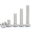 M6-1.0 x 20MM Button Head Socket Cap Bolts Screws, 304