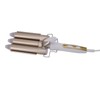 25mm Curling Iron Wand Adjust Temperature Fast Heating 3 Barrel