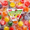 Fruit Discs Assorted Hard Candy, Individually Wrapped (1 Pound Bag