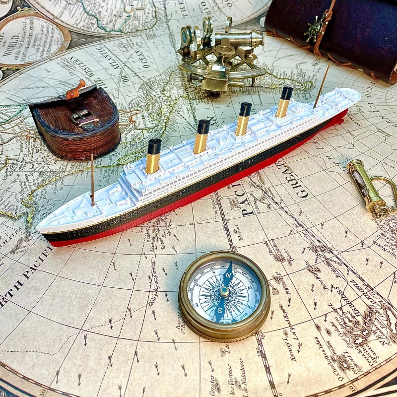 12” RMS Olympic Model, Titanic Toy, Unsinkable Titanic Gift, Titanic