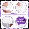 Purple and Black Retirement Decorations - 24PCS Retirement Photo Booth