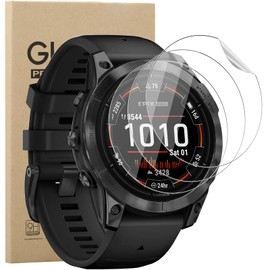 KZIOACSH 3 Pack Screen Protector for Garmin Epix Gen 2 47mm, Flexible Soft TPU HD Clear Anti-Scratch Film Max Coverage Edge Elastic Shatterproof Screen Protector Cover for Garmin Epix Gen 2 47mm