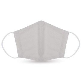Asahi Kasei Smooth and Comfortable Mesh Cloth Mask with Adjuster, Techno Fine Material, Made in Japan - grey