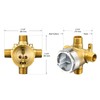 R11000 shower diverter valve rough in function setting integrated kit