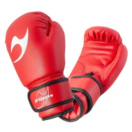 Ju-Sports Children's Boxing Gloves - Red I Boxing Gloves with Moulded Foam Part for Sandbag & Light Boxing Training I with Ventilation of the Hand I Size 6 oz