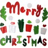 Christmas Window Stickers, 4 Sheets, Christmas Gel Clings - Decorations