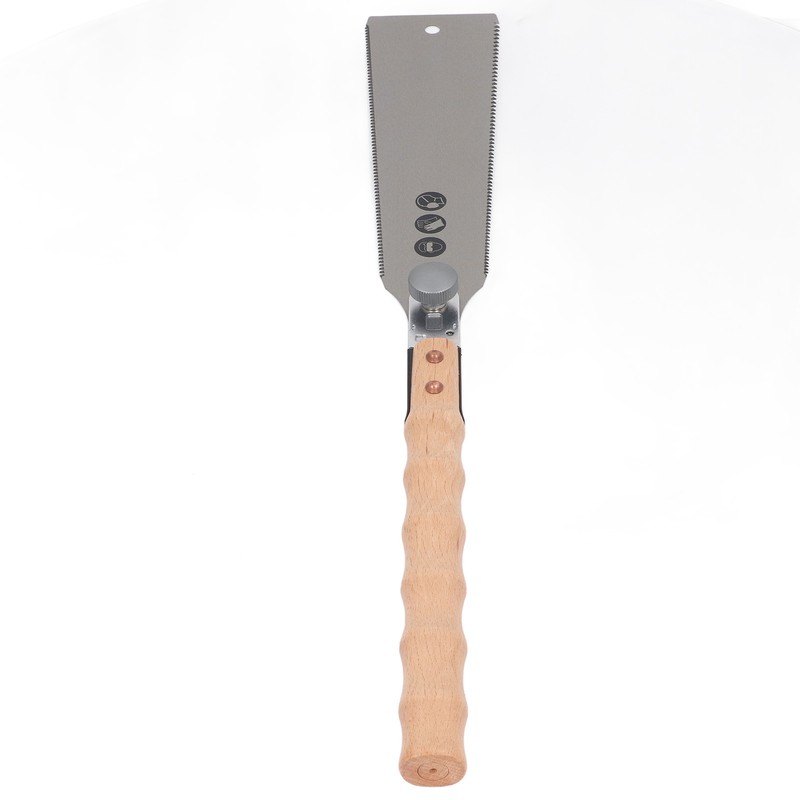 Double Edge Sided Hand Saw Fine Tooth Triple Fast Flush